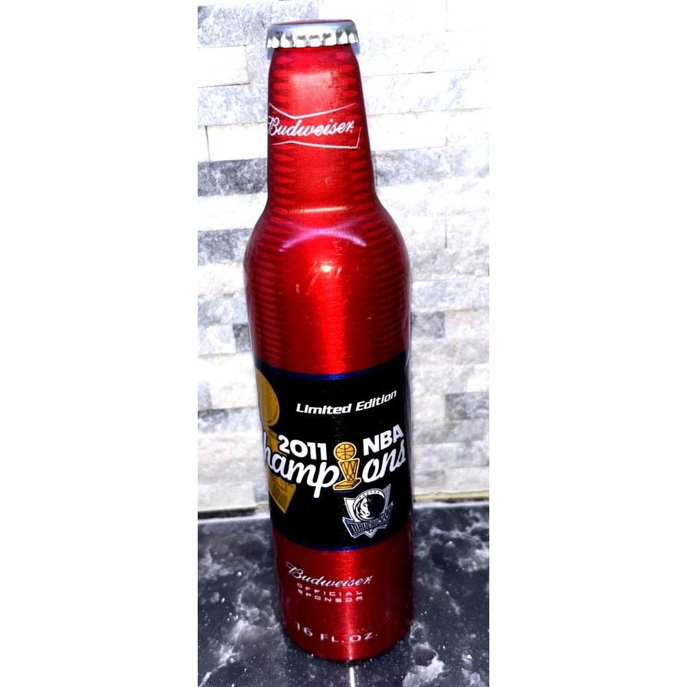 Dallas Mavericks 2011 NBA Champions Limited Edition Budweiser Aluminum Bottle